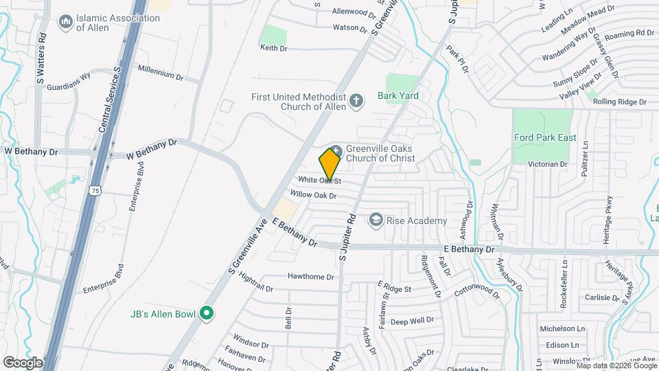 524 White Oak St Map and Location Details