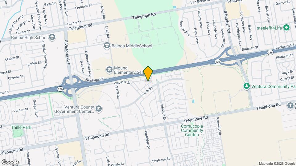 6745 Shakespeare Way Map and Location Details