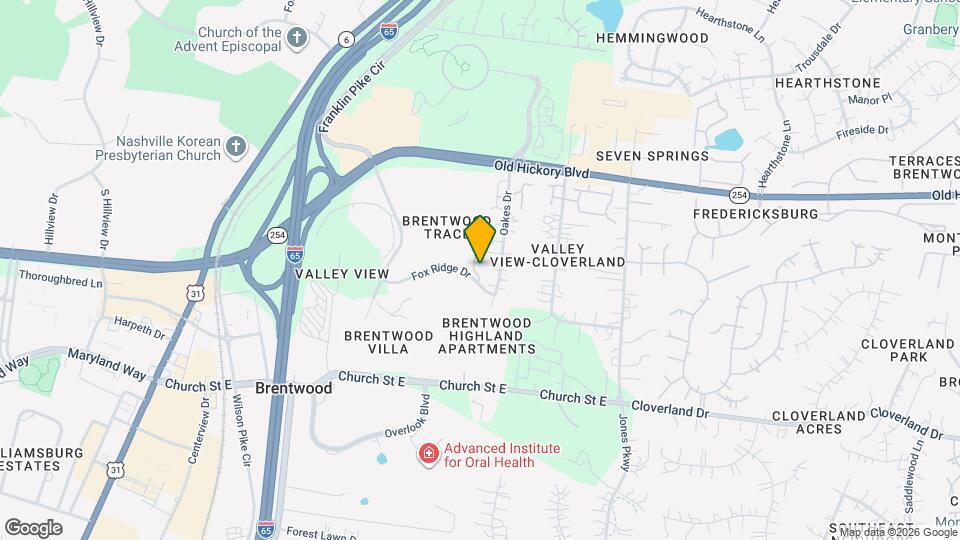 702 Fox Ridge Dr Map and Location Details