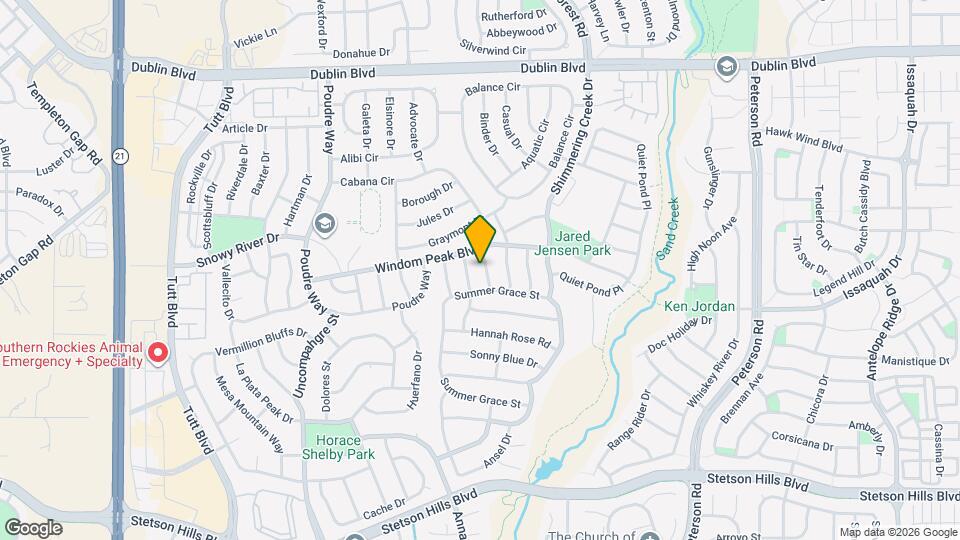 6452 Stella Luna Dr Map and Location Details