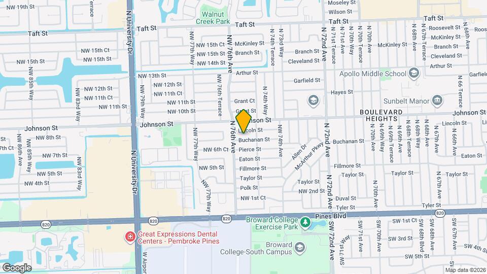 7551 Buchanan St Map and Location Details