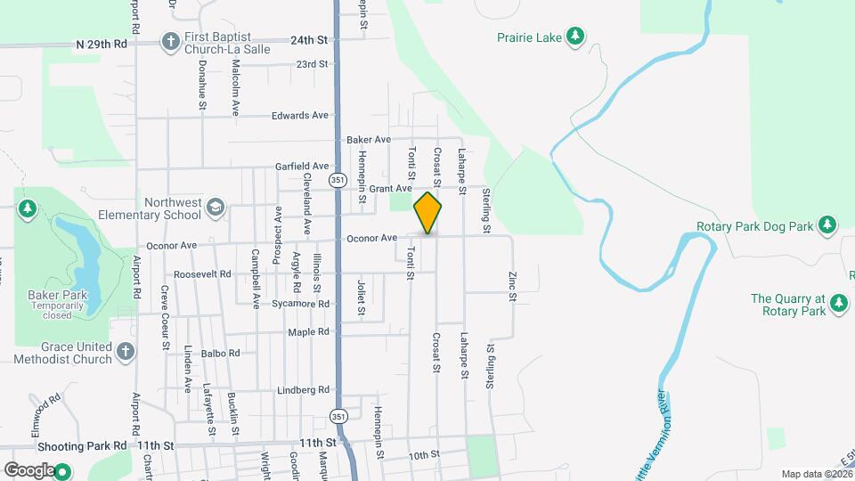 1044 Oconor Ave Map and Location Details