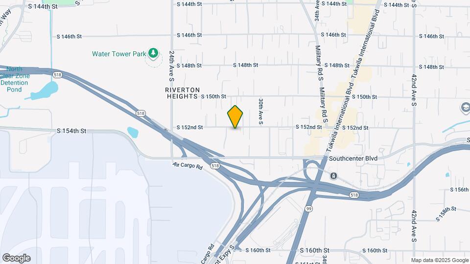 2805 S 152nd St Map and Location Details