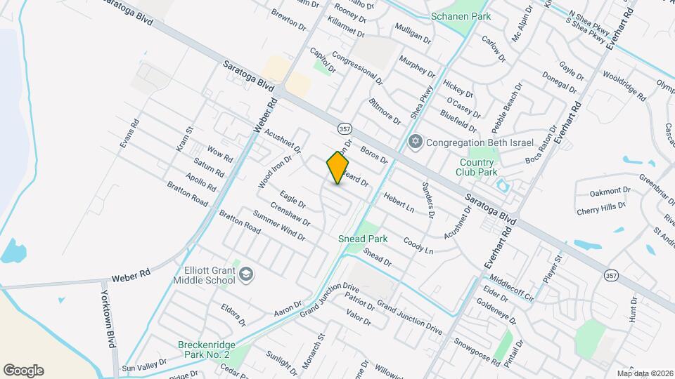 4217 Acushnet Dr, Unit D Map and Location Details