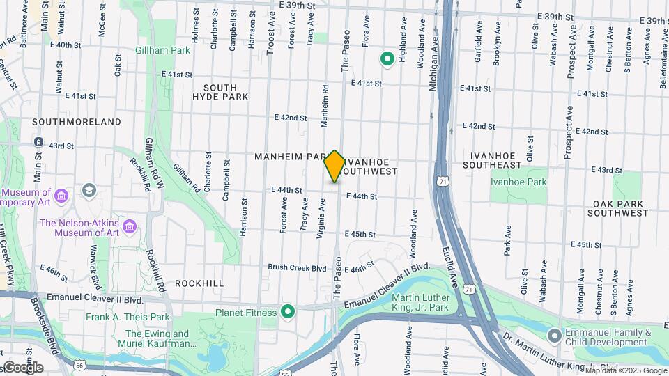 4336-4340 Paseo Blvd Map and Location Details