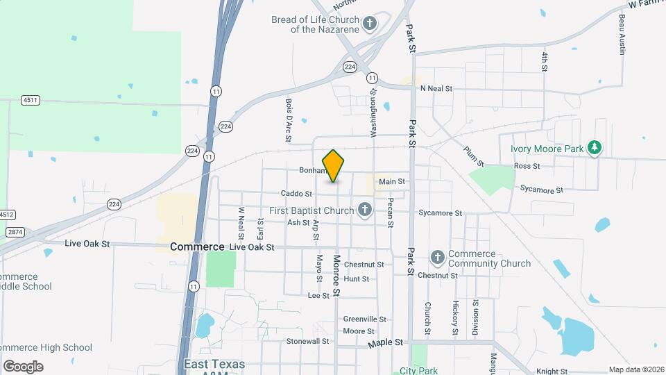 1211 Monroe St Map and Location Details