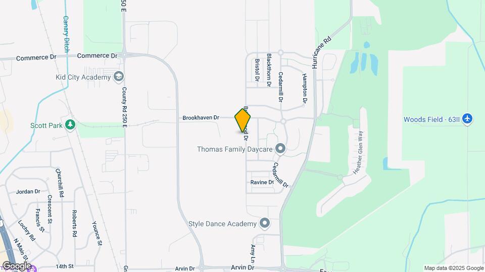 2158 Bridlewood Dr Map and Location Details