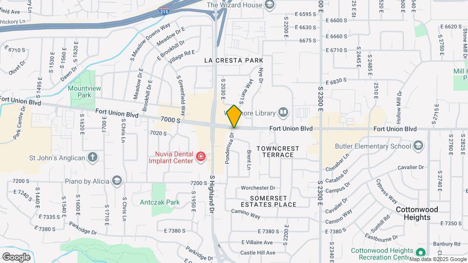 7011 Ponderosa Dr Map and Location Details