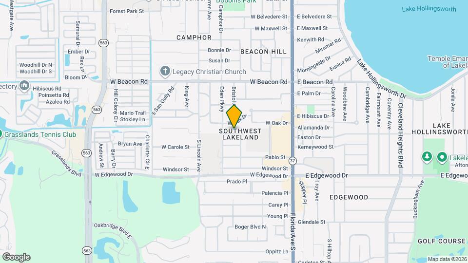 535 W Palmeden Dr Map and Location Details