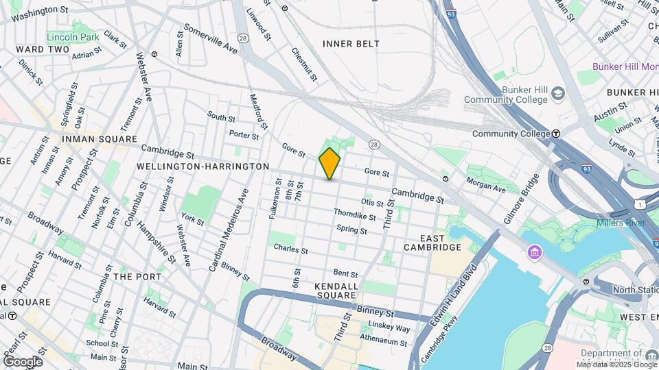 448 Cambridge St, Unit 3 Map and Location Details