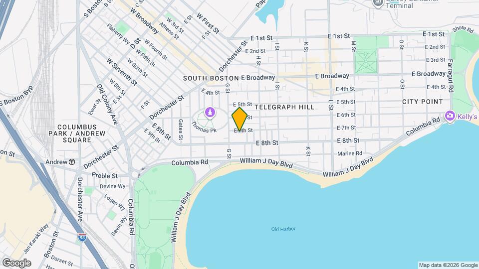 415 E 7th St Map and Location Details