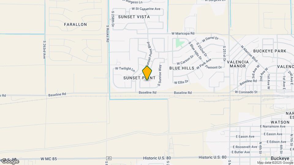 7448 S Horizon Ct Map and Location Details