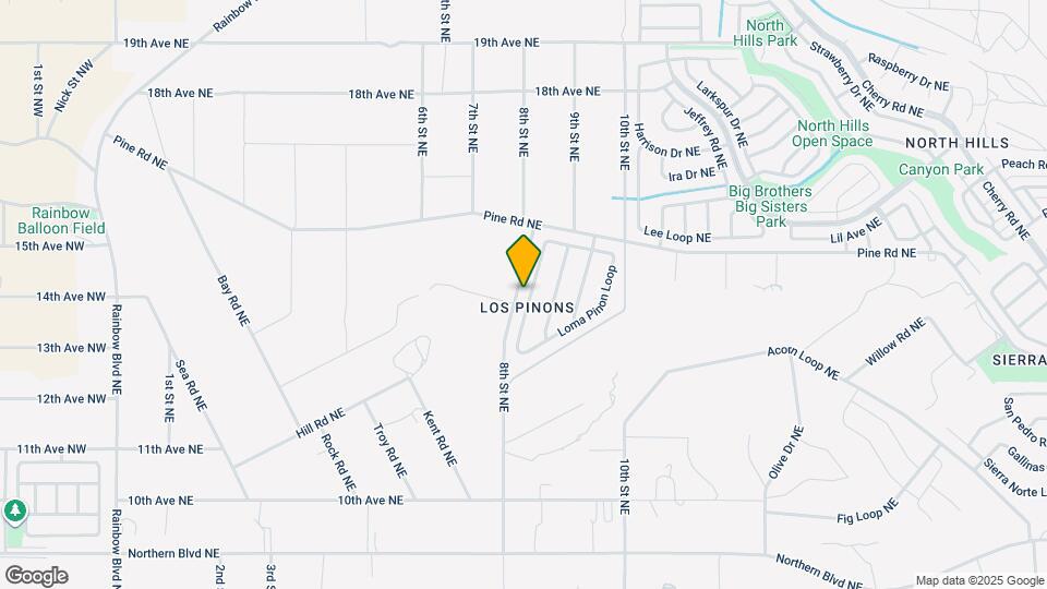 905 Loma Pinon Loop Map and Location Details