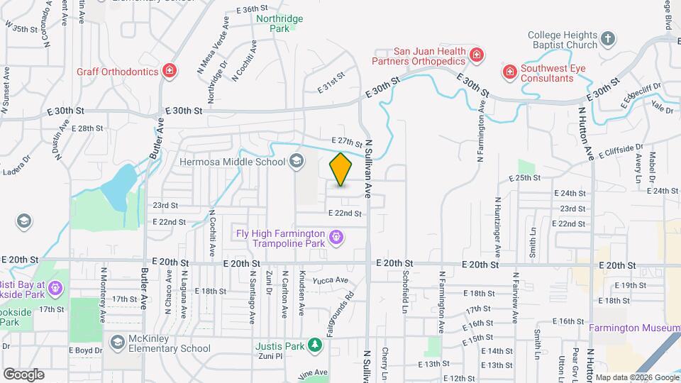 1706 E 23rd St Map and Location Details
