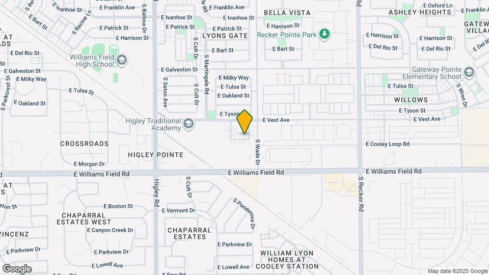 2258 S Ponderosa Dr Map and Location Details