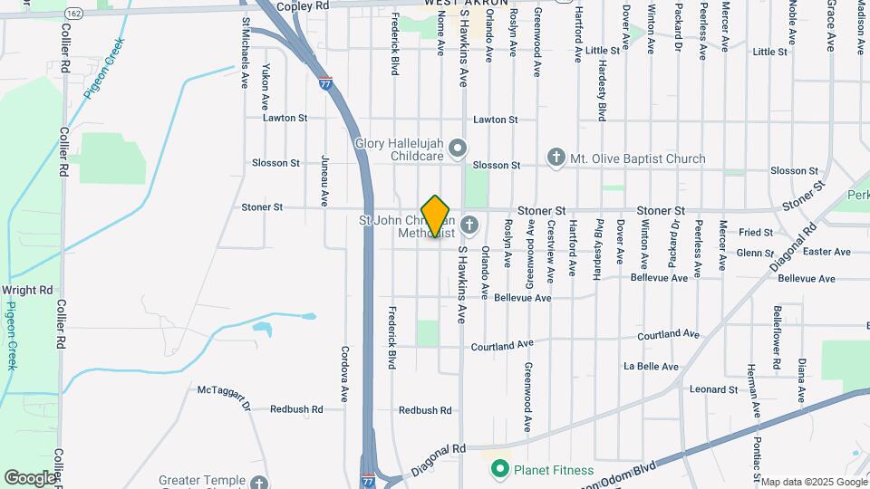 1325 Thurston St Mapa y Detalles de la Ubicación