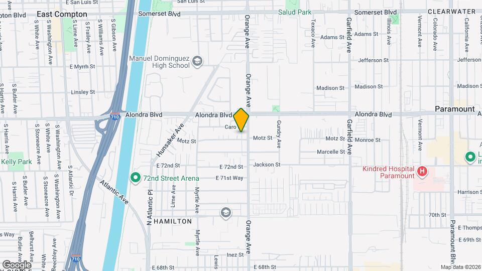 6829 Motz St Mapa y Detalles de la Ubicación