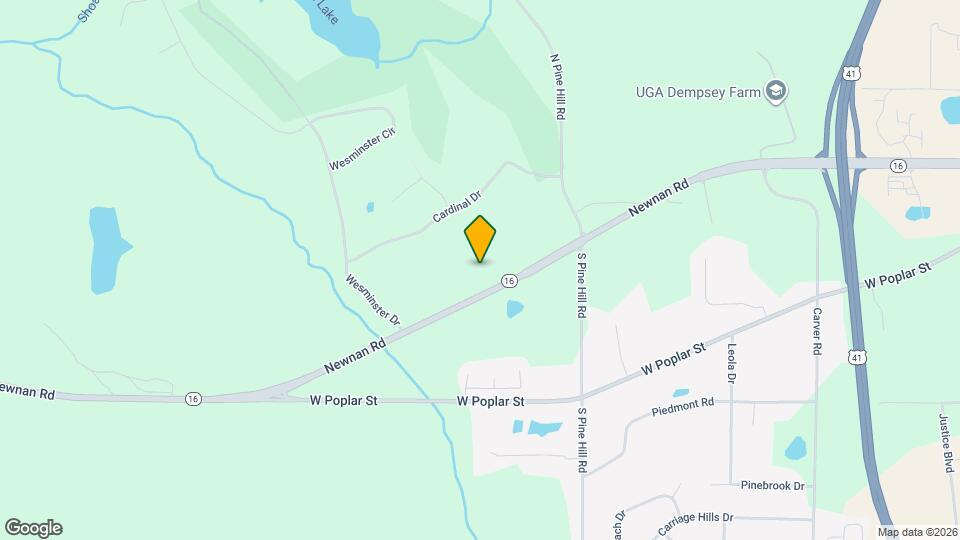 1731 Newnan Rd Map and Location Details