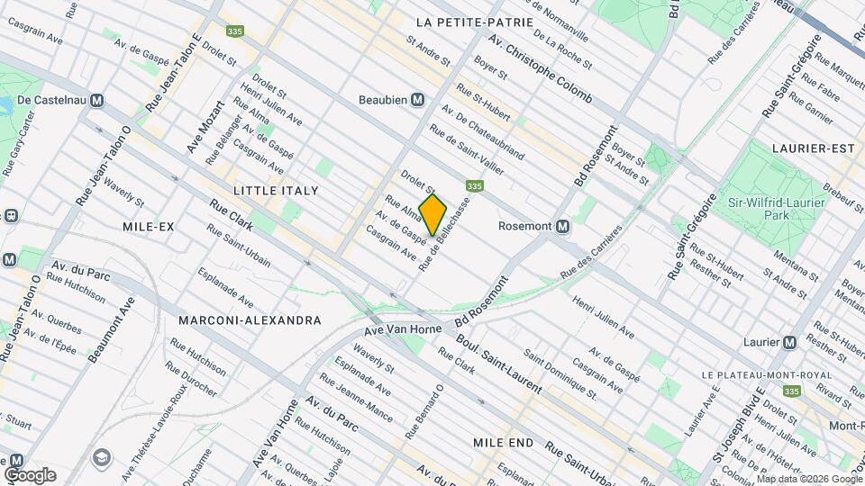 203 Rue de Bellechasse Map and Location Details