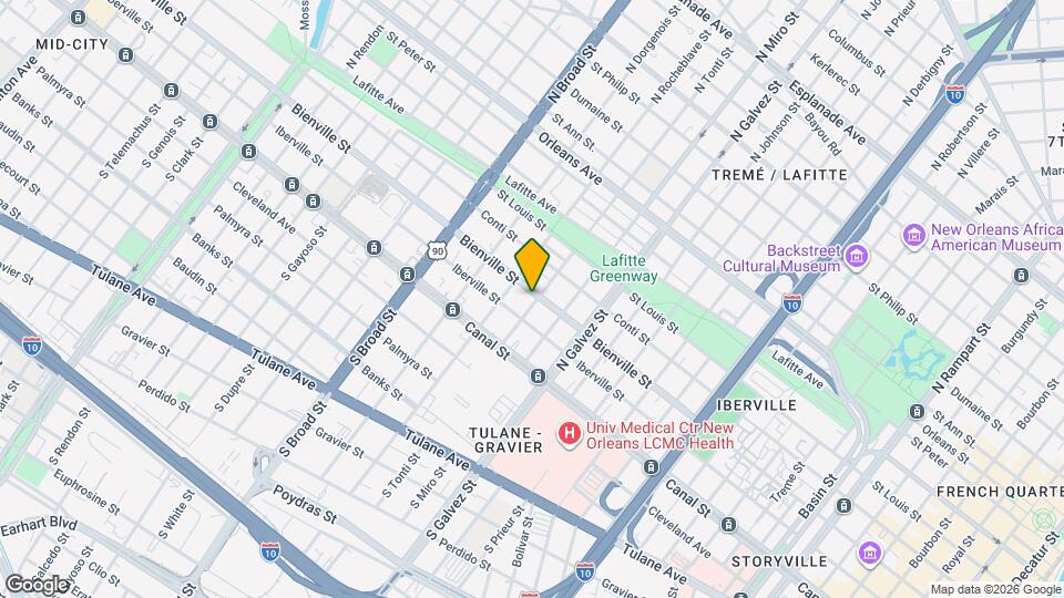 2404 Bienville St Map and Location Details