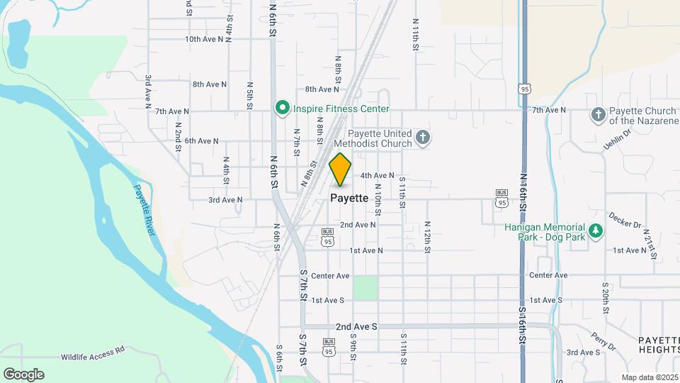 307 N 9th St Map and Location Details