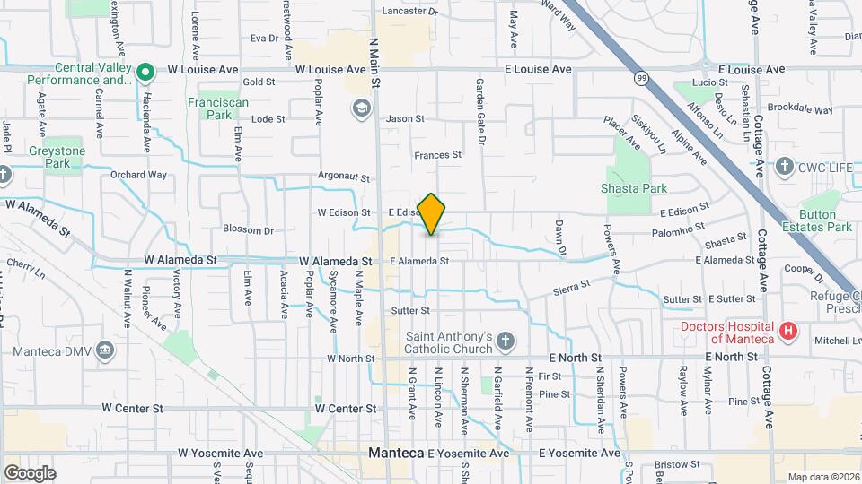 529 N Lincoln Ave Map and Location Details