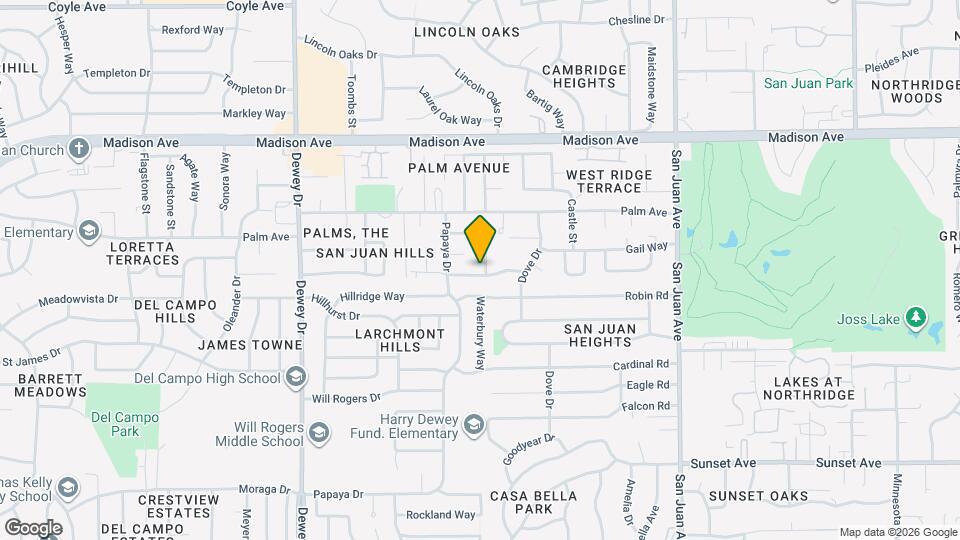 6982 Pampas Way Map and Location Details
