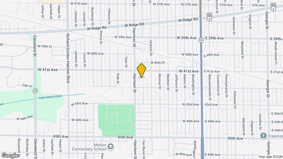 4150 Van Buren St Map and Location Details