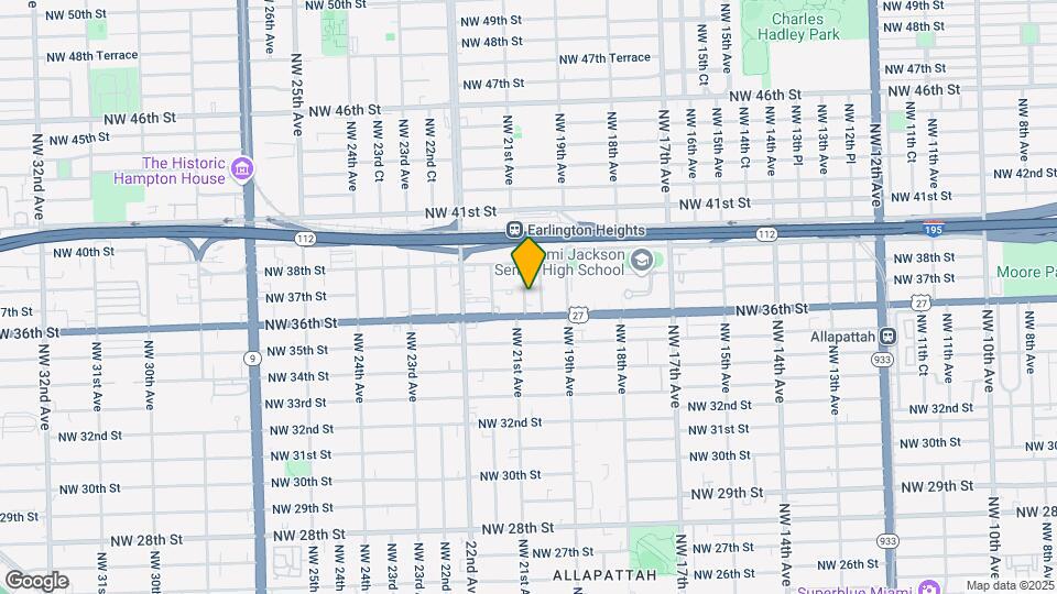 3639 NW 20th Ct-Unit -1 Map and Location Details