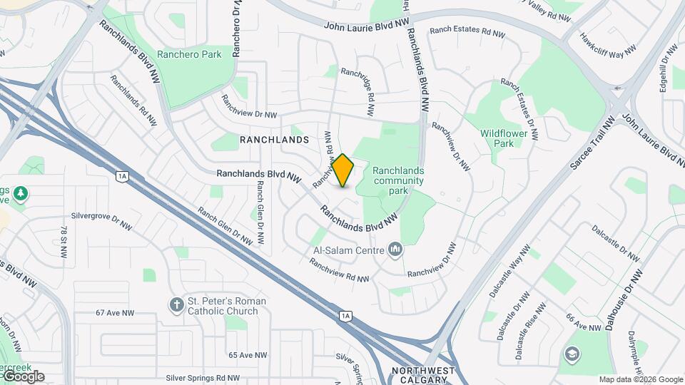 1190-1190 Ranchview Rd NW Map and Location Details