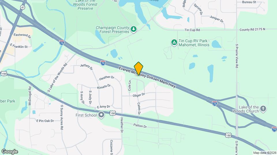 Liberty Townhomes Map and Location Details