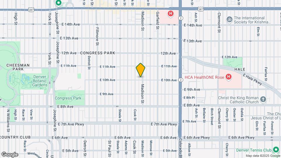 1003 Madison St Map and Location Details