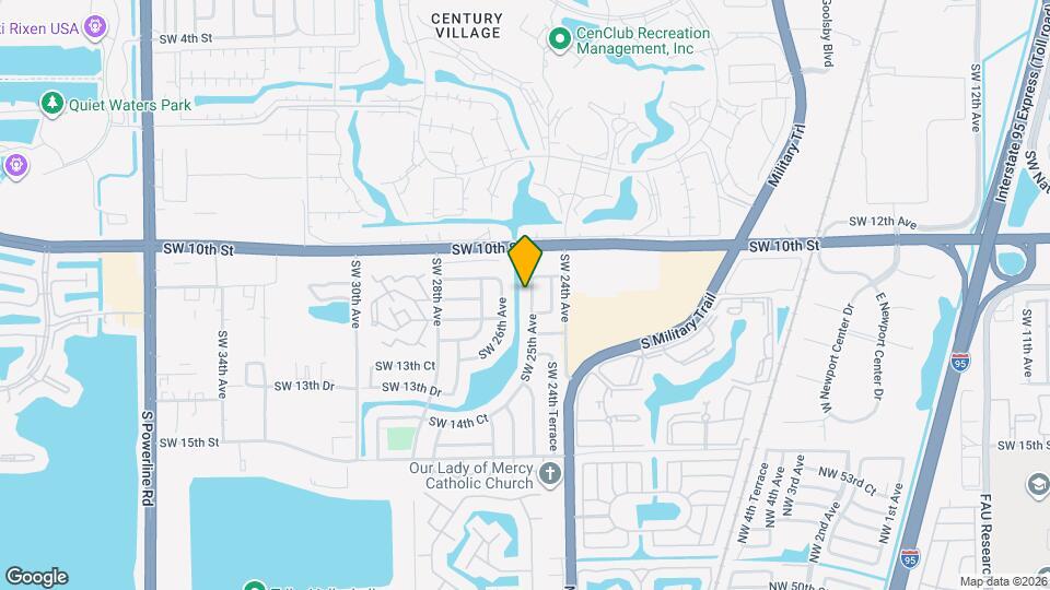 1153 SW 25th Ave Map and Location Details
