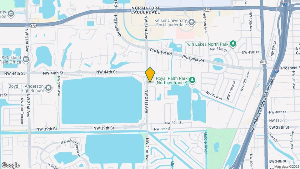 4250 NW 21st Ave Map and Location Details