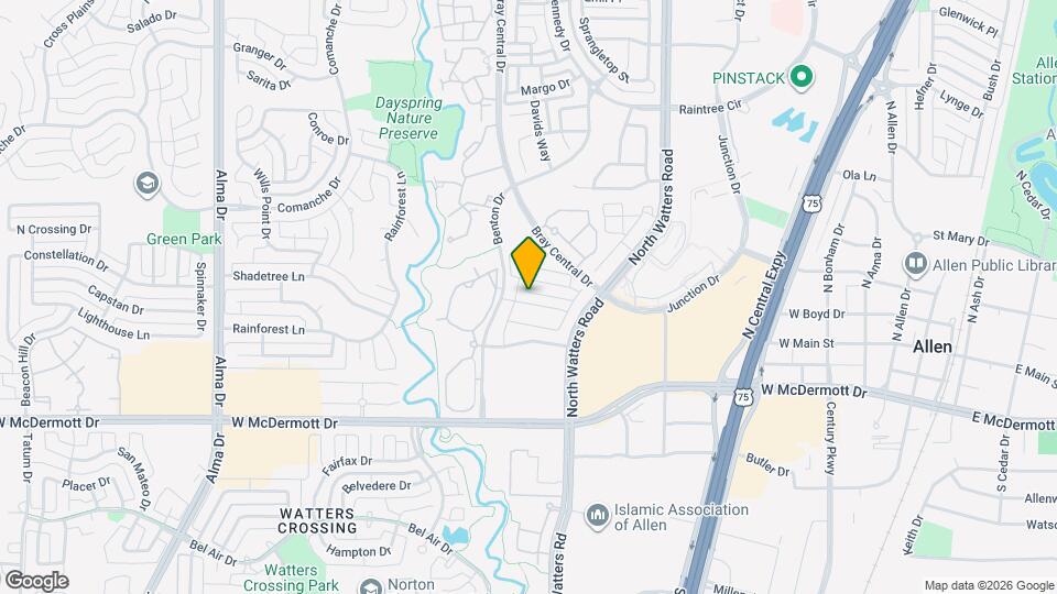 1038 Audrey Way Map and Location Details