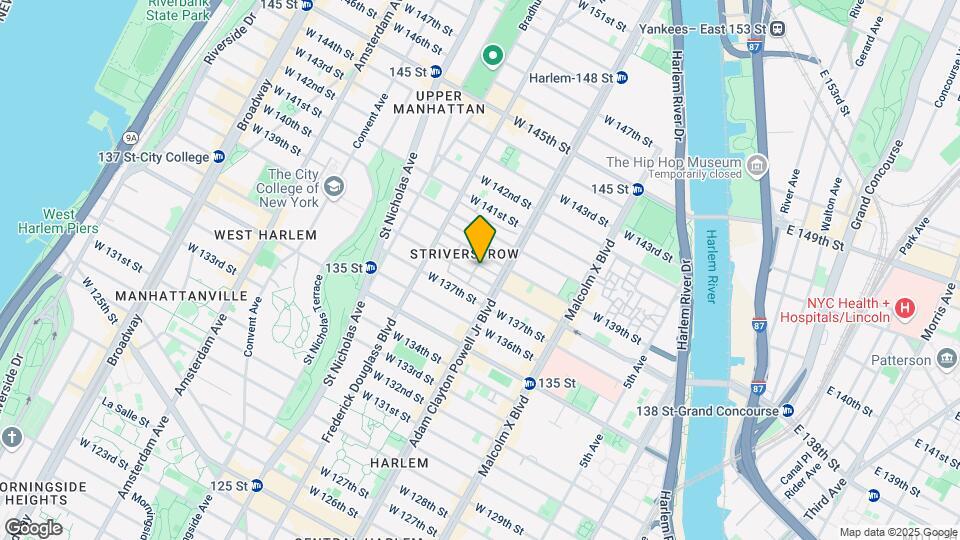 215 W 138th St Map and Location Details