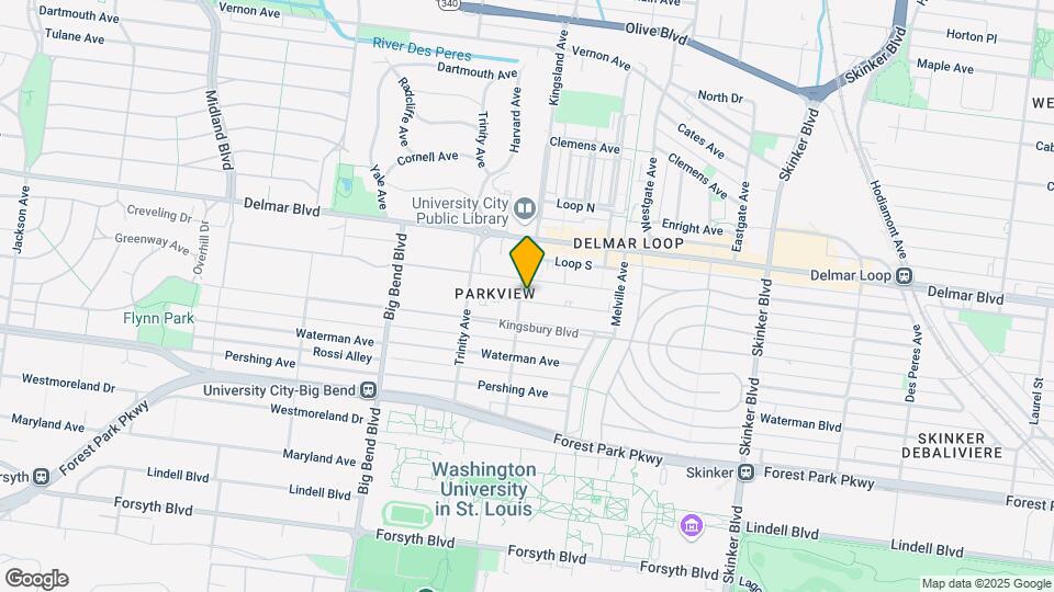 Washington University Map and Location Details