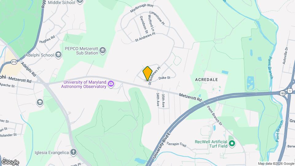 9002 St Andrews Pl Map and Location Details