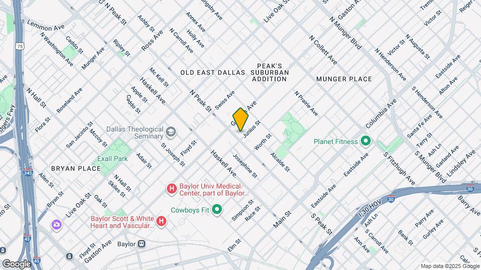 4307 Junius St Map and Location Details