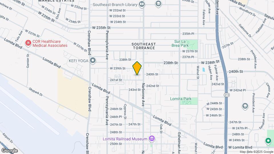 2225 241st St Map and Location Details