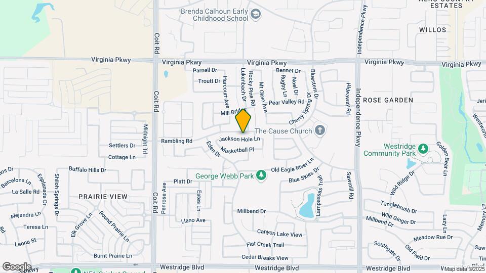 10520 Jackson Hole Ln Map and Location Details