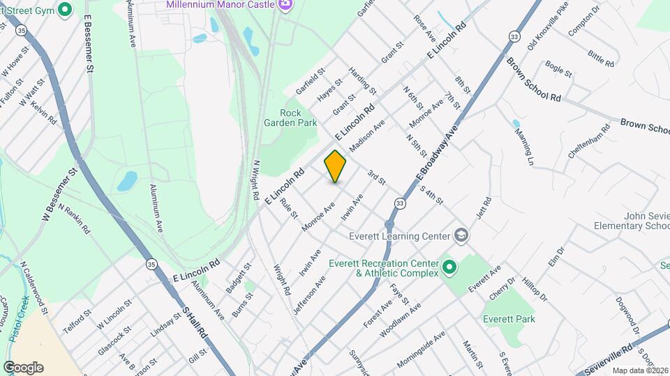 1423 Monroe Ave Map and Location Details