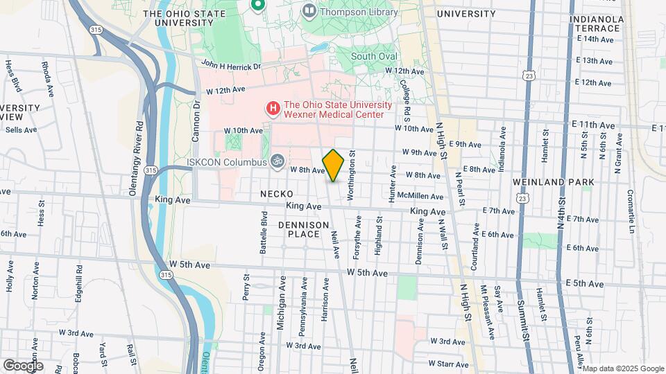 1470 Neil Ave Map and Location Details