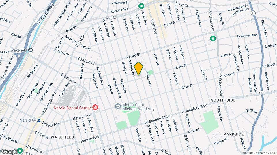253 S 10th Ave Mapa y Detalles de la Ubicación