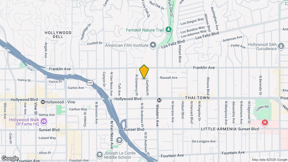 1811 Garfield Pl, Unit 4D Mapa y Detalles de la Ubicación