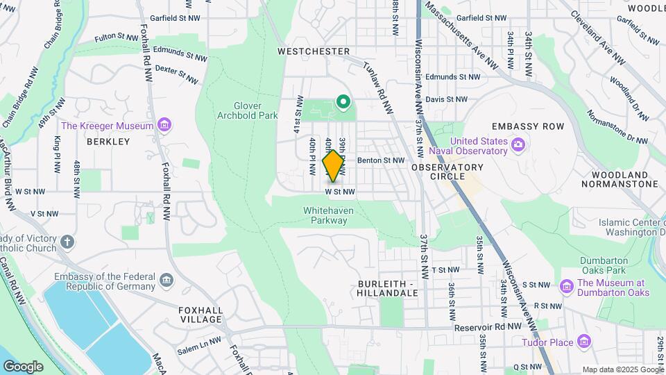 3929-3931 W St NW Map and Location Details