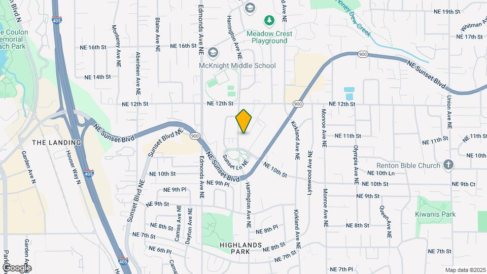 1100 Harrington Ave NE, Unit 309 Map and Location Details