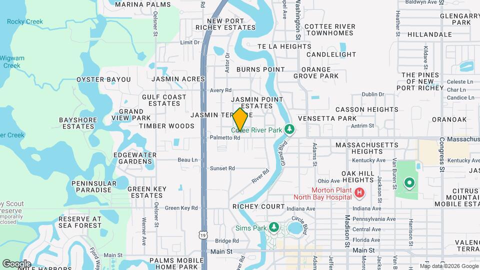 5421 Palmetto Rd Map and Location Details