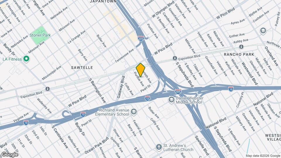 Purdue by Category Map and Location Details