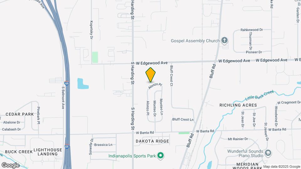 1420 Alonzo Pl Map and Location Details